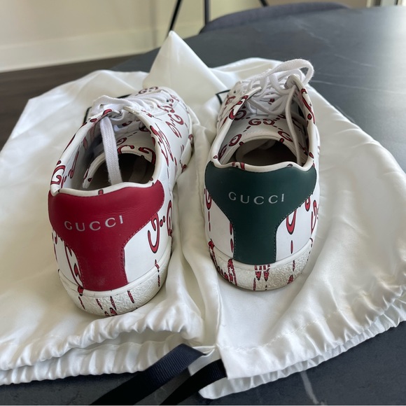 Gucci GG Ace Sneakers Size 8 - Picture 3 of 10